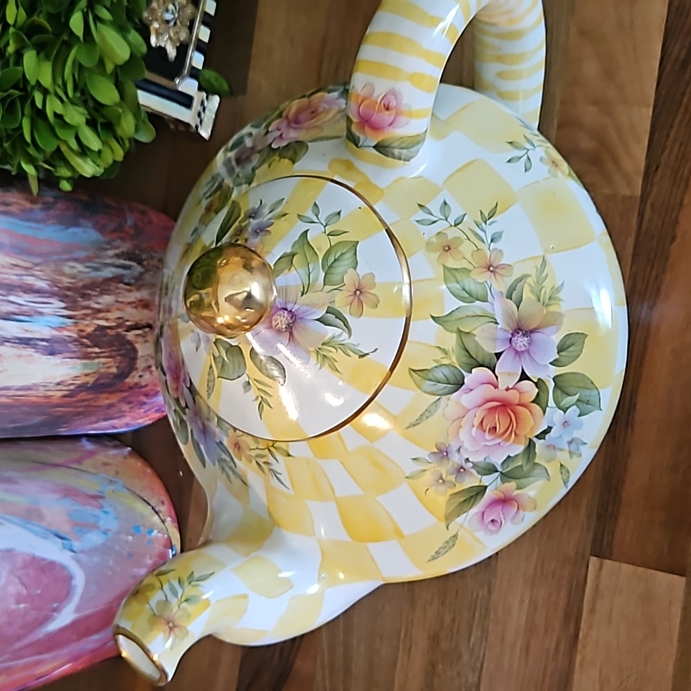 VTG Yellow Honeymoon Teapot, Excellent Condition - Picture 4 of 16